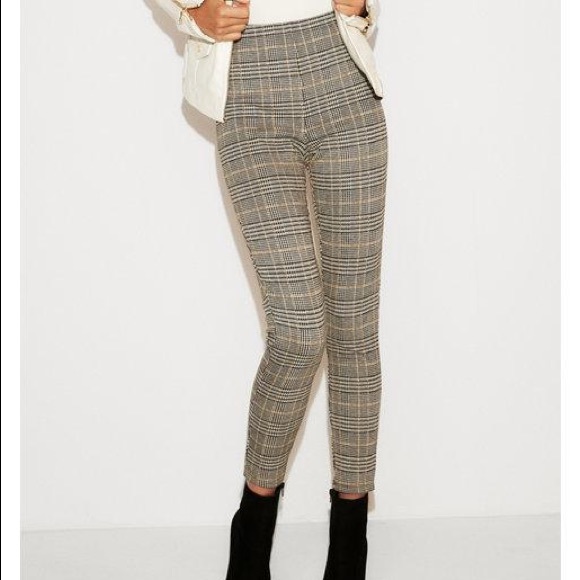 Express Pants - Express Plaid Leggings S/P